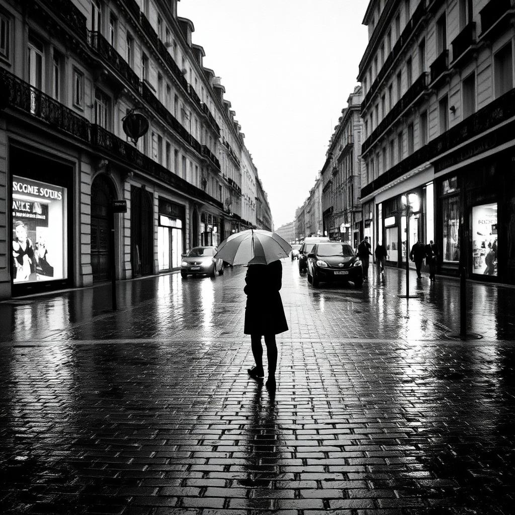 Pluie sur Saint-Germain